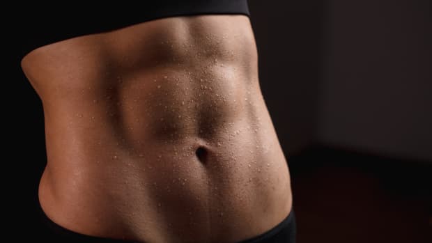woman's abs
