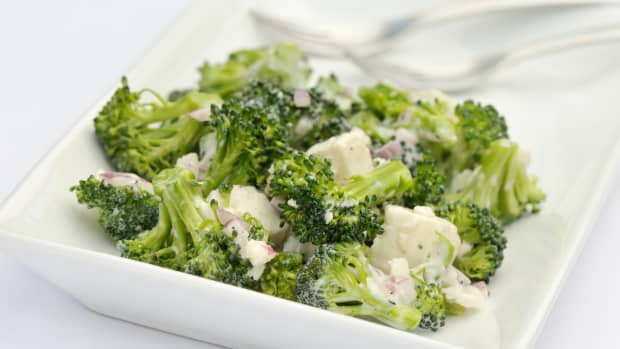 Feta and broccoli